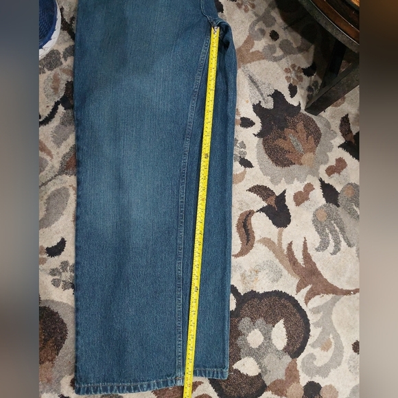 Nautica Men's Relaxed Fit Denim Jeans Label Size 38x34 Dark Blue 100% Cotton - Picture 7 of 7